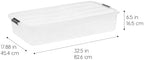 3 Pack 50QT Stackable Plastic Storage Bins With Lids - Image 6