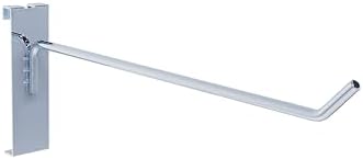 Gridwall Hooks, Chrome, 8 Inch, 100 PCS by DEFINEYOURQUALITYLIFE