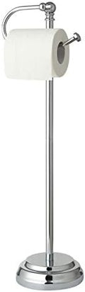SunnyPoint Classic Bathroom Free Standing Toilet Tissue Paper Roll Holder Stand by SunnyPoint