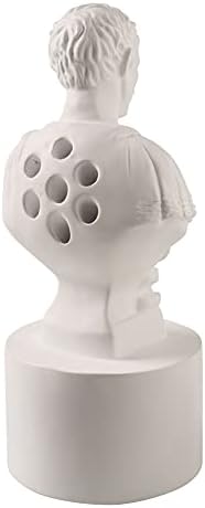 WHAT ON EARTH Julius Caesar Pencil Holder Stab Back Ides of March Pencil Holder for Desk, Roman Bust Statue with Back Stabbed Holes - Image 4