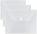 JAM PAPER Plastic Envelopes with Hook & Loop Closure - Letter Booklet - 9 3/4 x 13 - Clear - 12/Pack (Pack of 3) by JAMPaper