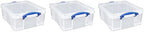 Really Useful Box 17L Plastic Storage Bins, 3 Pack by ReallyUsefulBox