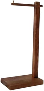 SM SunniMix Purse Display Stand Tabletop Hanger Rack Bags Display Rack Jewelry Holder Stand Necklace Organizer Stand for Countertop Use with Stable Support, Dark Brown by SM+SunniMix