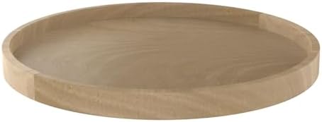 Rev-A-Shelf 20" Full Circle Single Tier Lazy Susan Organizer for Diagonal Corner Wall Kitchen Cabinets, Wooden Home Storage Shelf, 20" W x 20" D x 2.38" H, 4WLS001-20-B52 by Rev-A-Shelf
