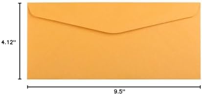 JAM PAPER #10 Business Commercial Envelopes - 4 1/8 x 9 1/2 - Brown Kraft Manila - Bulk 500/Box - Image 7