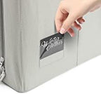Sorbus Jumbo Clothing Storage Bins with Clear Window (2 Pack, Grey) - Image 6