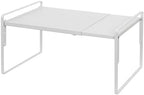 Nxconsu Cabinet Shelf Riser, Adjustable Cabinet Organizer, 10.3" Deep White by Nxconsu