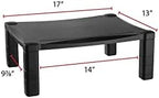Kantek Single-Level Monitor Stand, 17" X 13.25" X 3" To 6.5", Black, Supports 50 Lbs - Image 3