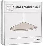 Genuine Marble Corner Shelf for Bathroom Shower Wall, 9"X9"X5/8", Both Sides Polished (CMMT9SHE - Crema Marfil) - Image 3
