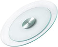 VEVOR 20 in Glass Lazy Susan Turntable, 360° Rotation Round Clear Tabletop Rotating Tray, Tempered Glass Dining Table Centerpiece, Smooth and Silent Spin, for Family Gatherings, Banquets & Weddings by VEVOR