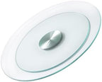 VEVOR 20 in Glass Lazy Susan Turntable, 360° Rotation Round Clear Tabletop Rotating Tray, Tempered Glass Dining Table Centerpiece, Smooth and Silent Spin, for Family Gatherings, Banquets & Weddings by VEVOR