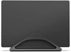 HumanCentric Vertical Laptop Stand for Desks Adjustable Matte Black MacBook - Image 4