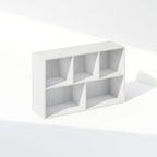 Furinno Reed Closet Organizers and Storage, 5-Cube Reversible Closet Shelves, Closet Organization Shelf, 9.4 x 19.5 x 31.5, for Bedroom, Closet, White - Image 6