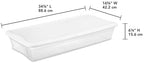 Sterilite 12-Pack 41 Quart Storage Box, Stackable Clear Plastic Bins with Snap-On Lids - Heavy-Duty Organizing Containers for Closet, Bathroom, and Office - Image 3