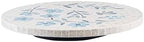 PEMAR 12.6” Handcrafted Capiz Shell Mosaic Lazy Susan – Coastal Floral Rotating Centerpiece for Dining Table, Elegant Beach House & Farmhouse Home Décor, Luxury Hostess & Housewarming Gift - Image 3