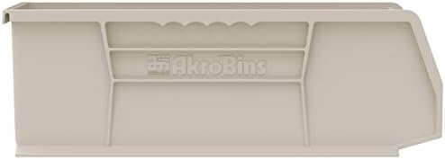 Akro-Mils 30234 AkroBins Plastic Storage Bins, 15"x5"x5", Clear, 12-Pack - Image 2