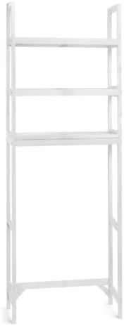 3-Tier wood over the Toilet Storage Cabinet , Simple Bathroom Storage rack - Image 3