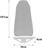 Wall Mounted Ironing Board, 160 Degrees Ironing Board Wall Mount, Space Saving Laundry Ironing Station, Folding Ironing Board for Home Laundry Room Dorm - Image 4