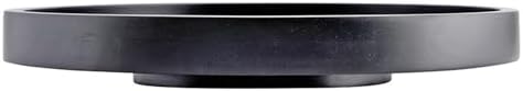 Santa Barbara Design Studio Mango Wood Lazy Susan for Table Top Turntable Charcuterie Board Serving Tray, 15.75" D x 2" H, Black - Image 2