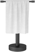YUMORE Hand Towel Holder Stand Countertop Free Standing,Matte Black Hand Towel Rack for Bathroom Kitchen by YUMORE