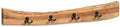 Alaterre Furniture Alpine Natural Live Edge Wood Coat Rack – 36 Inch Solid Wood Wall-Mounted Coat Hook with 4 Double Hooks – Modern Farmhouse Storage Organization for Entryway, Hallway, or Mudroom by AlaterreFurniture