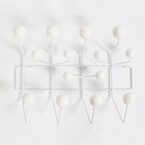 SHISEDECO Mid Century Modern Hang it All Coat Rack Wall Mount Hanger White - Image 2