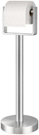 YUMORE Heavy Duty Toilet Paper Holder Stand, Extra-Weighted Base No Tipping by YUMORE