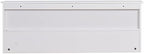 Wall Rack Shelf with 4 Dual Hooks Entryway Wood Storage Cubes Hanger Storage Unit for Living Room Bathroom Kitchen, White - Image 6