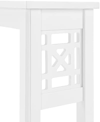 Alaterre Derby Over the Toilet Storage Shelf, White, 27”W x 8”D x 37”H - Image 7