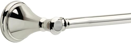 Delta Towel Rack | 24 Inch Polished Nickel Towel Bar for Bathroom, Kitchen | Cassidy Accessories - Image 3