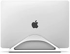 HumanCentric Vertical Laptop Stand for Desks in Silver Color, Adjustable - Image 3