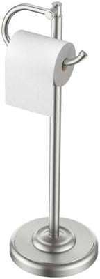 FORIOUS Toilet Paper Holder Stand, Vintage Freestanding Tissue Roll Holder by FORIOUS
