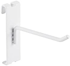 Polmart Heavy Duty 4" Gridwall/Grid Panel Hooks, White (24-Pack, 4-inch) - Image 2
