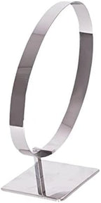 Stainless Steel Belt Display Stands Tabletop Artworks Belt Display Shelves Curved Shelf for Store Display Props Women Men (Primary Color) by Duiaynke