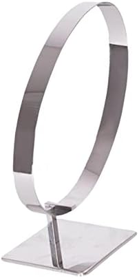 Stainless Steel Belt Display Stands Tabletop Artworks Belt Display Shelves Curved Shelf for Store Display Props Women Men (Primary Color) by Duiaynke