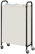 GRANNY SAYS Laundry Hamper, Slim Basket with Wheels and Handles, Beige, 80L by GRANNYSAYS