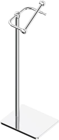 RUACQ Bathroom Toilet Paper Holder Stand, Chrome by Ruacq