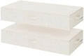 StorageWorks 6 Inch Low Profile Under Bed Clothes Storage Bins with Lids by StorageWorks