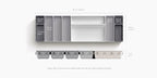 Joseph Joseph Blox Modular Drawer Organizer, Storage Bins, 10 Piece Set - Image 4