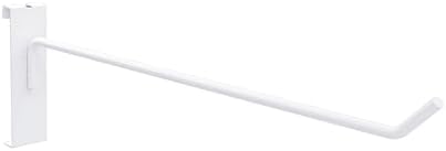 10 inch Gridwall Hooks, White, 50 Pieces Gridwall Accessories by DEFINEYOURQUALITYLIFE