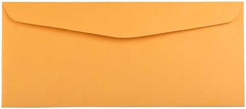 JAM PAPER #14 Envelopes - 5 x 11 1/2 - Brown Kraft Manila - 50/Pack (Pack of 10) by JAMPaper