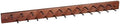 Spectrum Diversified Wooden Closet Wall Mount Storage Rack, 24 Peg Tie, Belt, Scarf and Jewelry Organizer One Coffee by Unknown