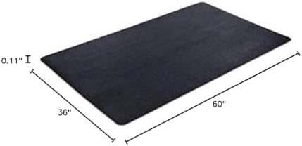 VersaTex Multi-Purpose Recycled Rubber Floor Mat for Indoor or Outdoor Use, Utility Mat for Entryway, Tool Bench, Garage, Under-Sink, Patio, and Door Mat; 36" x 60", Black - Image 7