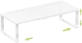 Heavy-Duty Adjustable Metal Shelf Organizer - Expandable & Stackable Pantry Storage Rack for Kitchen, Bathroom, RV, Cabinets(1 Pack/White, Medium) by Unknown