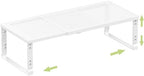 Heavy-Duty Adjustable Metal Shelf Organizer - Expandable & Stackable Pantry Storage Rack for Kitchen, Bathroom, RV, Cabinets(1 Pack/White, Medium) by Unknown