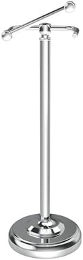 Toilet Paper Holder Stand Stainless Steel & Weighted Base Chrome by WZKALY