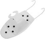 Wall Mount Steam Iron Holder and Ironing Board Organizer White by OKUMEYR