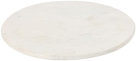 Creative Co-Op Marble Lazy Susan, White by Unknown