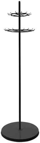 66.1inch Freestanding Belt Hanger Tie Rack, Retail Display Tie Scarf Rack, Commercial Belt Display Shelf for Clothing Retail - Image 2