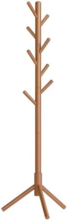 VASAGLE Solid Wood Coat Rack, Free Standing, Tree-Shaped, with 8 Hooks by VASAGLEbySONGMICSHOME